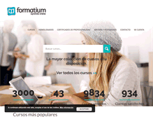 Tablet Screenshot of formatium.com